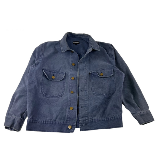 Pass Port Blue Button Up Jean Jacket - L