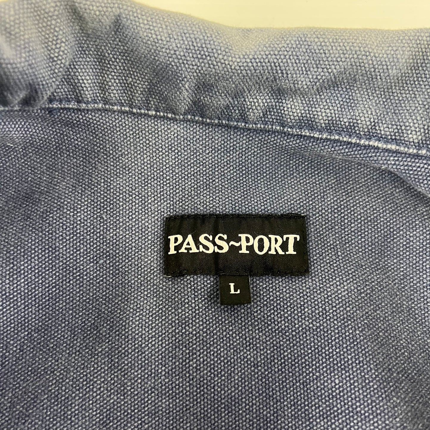 Pass Port Blue Button Up Jean Jacket - L