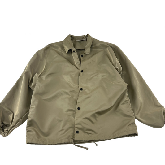 Essentials Fear of God Tan Button Up Jacket - M