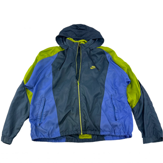 Nike Blue & Green Windbreaker Jacket - L