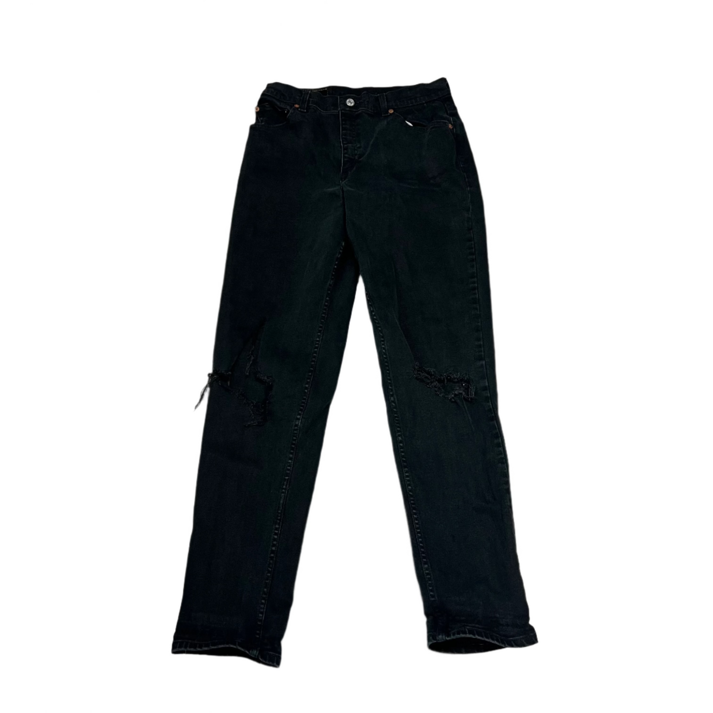 Levis Black Ripped Jeans - 12 Reg