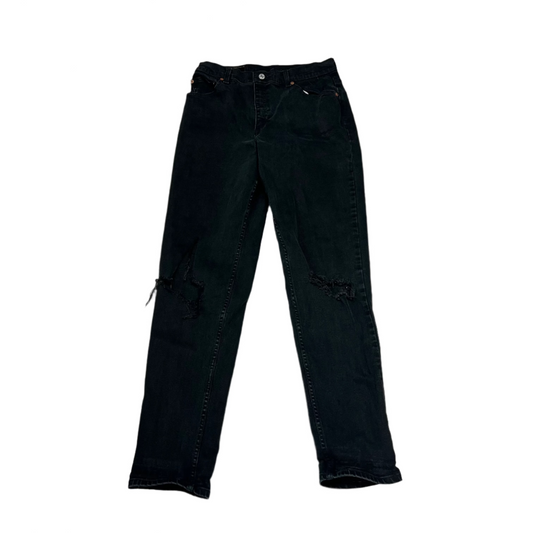 Levis Black Ripped Jeans - 12 Reg