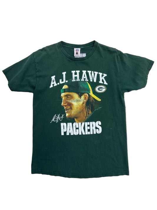 A.J Hawk Packers T-Shirt - Large - ALL GOODS - ALL GOODS