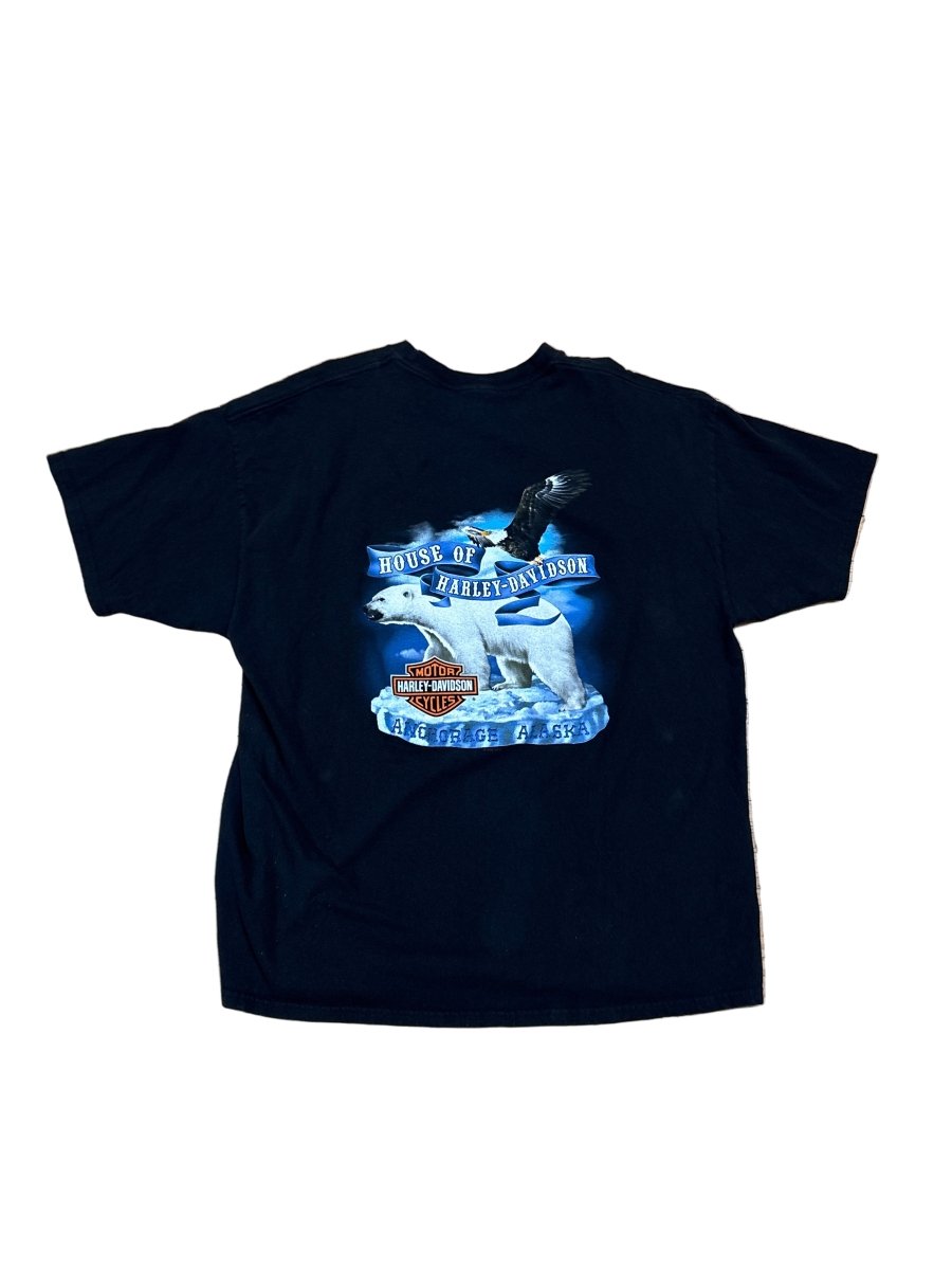 Alaska Harley Davidson T-Shirt - 2XL - ALL GOODS - ALL GOODS