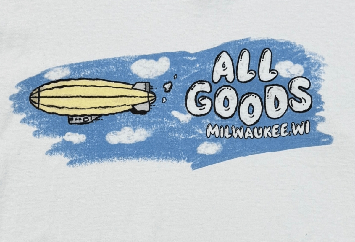 All Goods Blimp Tee - Small - ALL GOODS - ALL GOODS