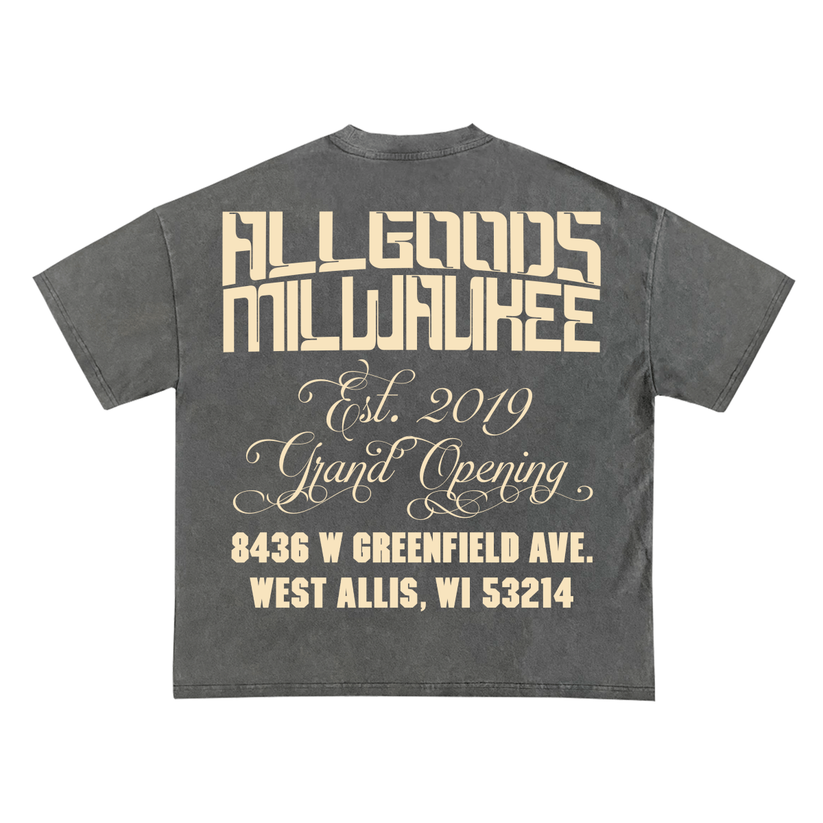 All Goods Grand Opening T-Shirt - ALL GOODS - ALL GOODS