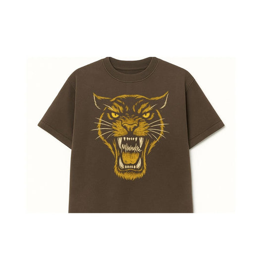 All Goods Panther Tee (Mocha, April Release) - ALL GOODS - ALL GOODS