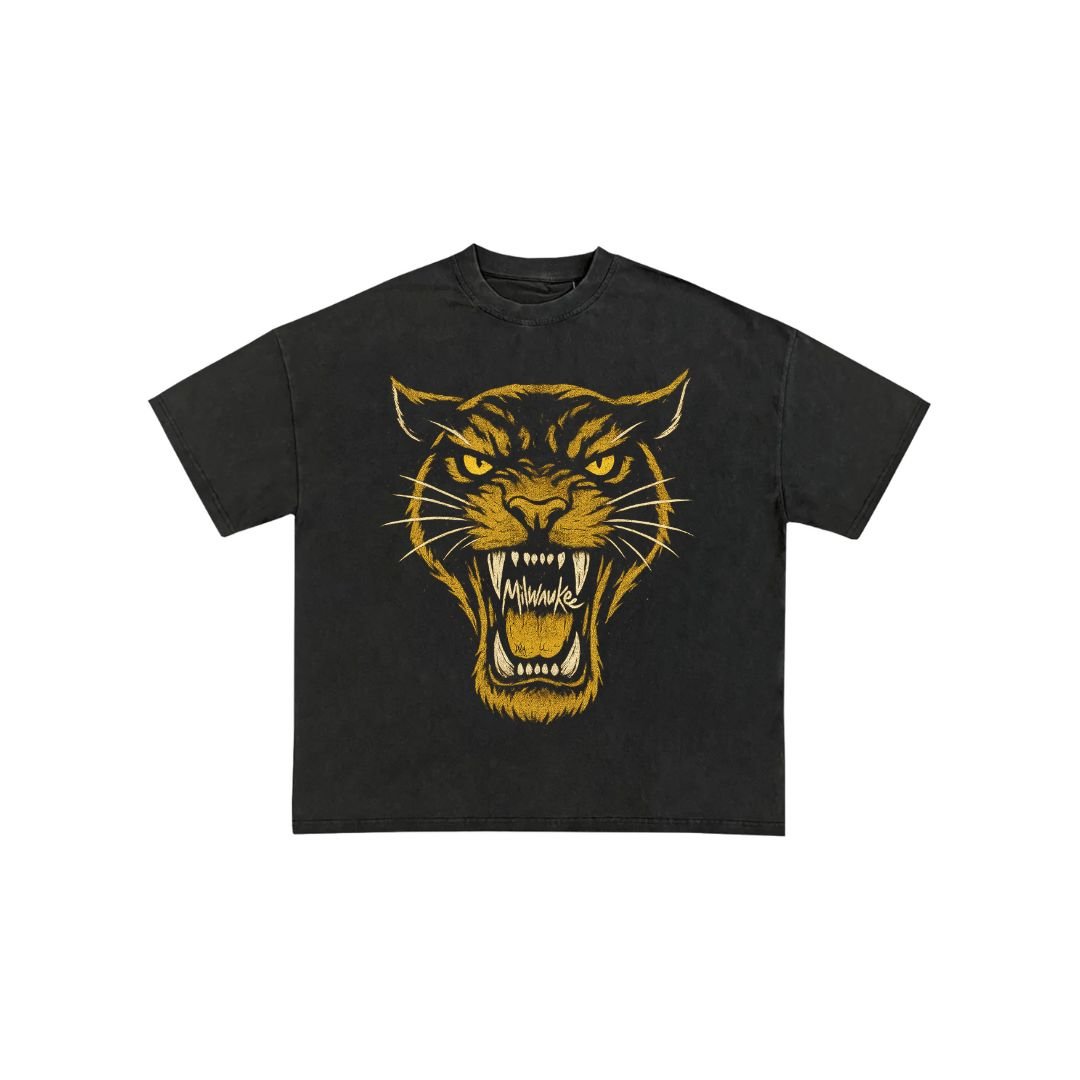 All Goods Panther Tee (Onyx, April Release) - ALL GOODS - ALL GOODS