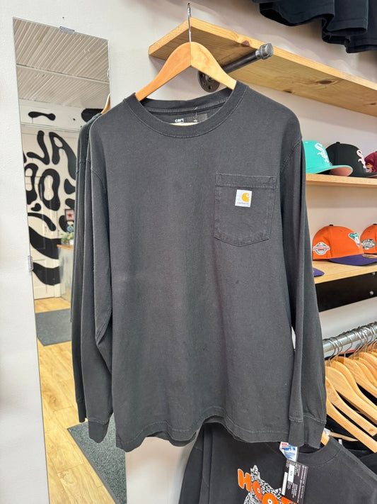 Black Carhartt Long sleeve Shirt - Large - ALL GOODS - ALL GOODS
