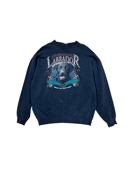 Black Labrador Crewneck - XL - ALL GOODS - ALL GOODS