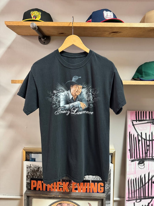Black Tracy Lawrence County Music Shirt - Large - ALL GOODS - ALL GOODS