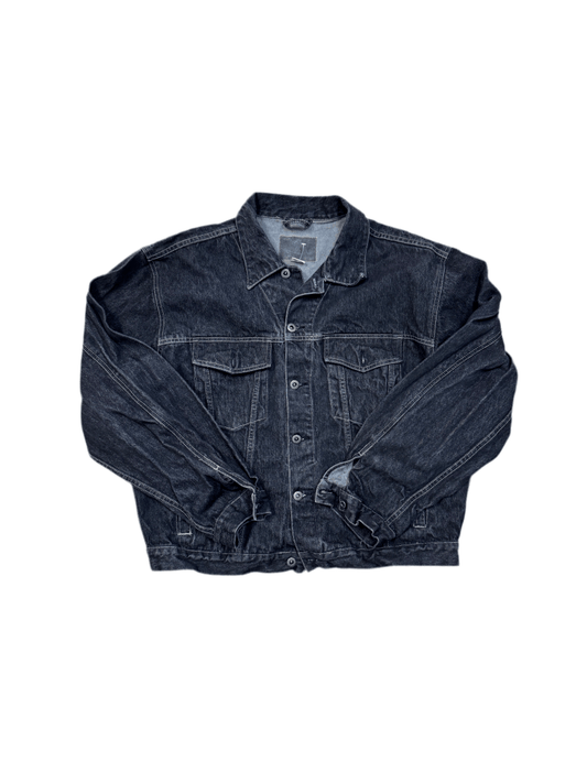 Black Union Bay Denim Jacket - Large - ALL GOODS - ALL GOODS