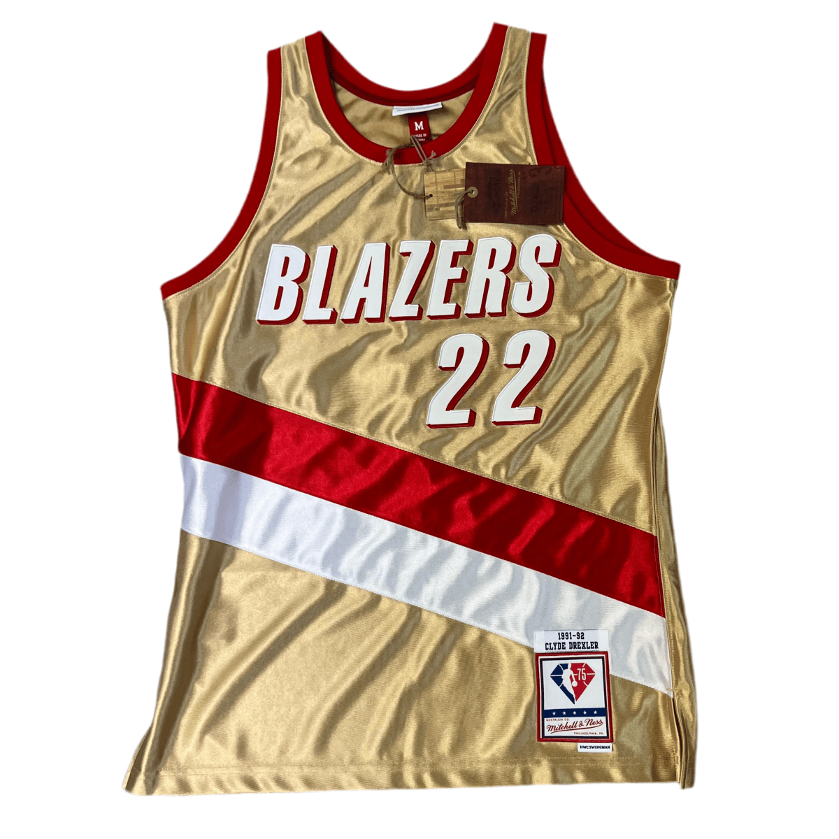 Blazers #22 Drexler Basketball Jersey - M - ALL GOODS - ALL GOODS
