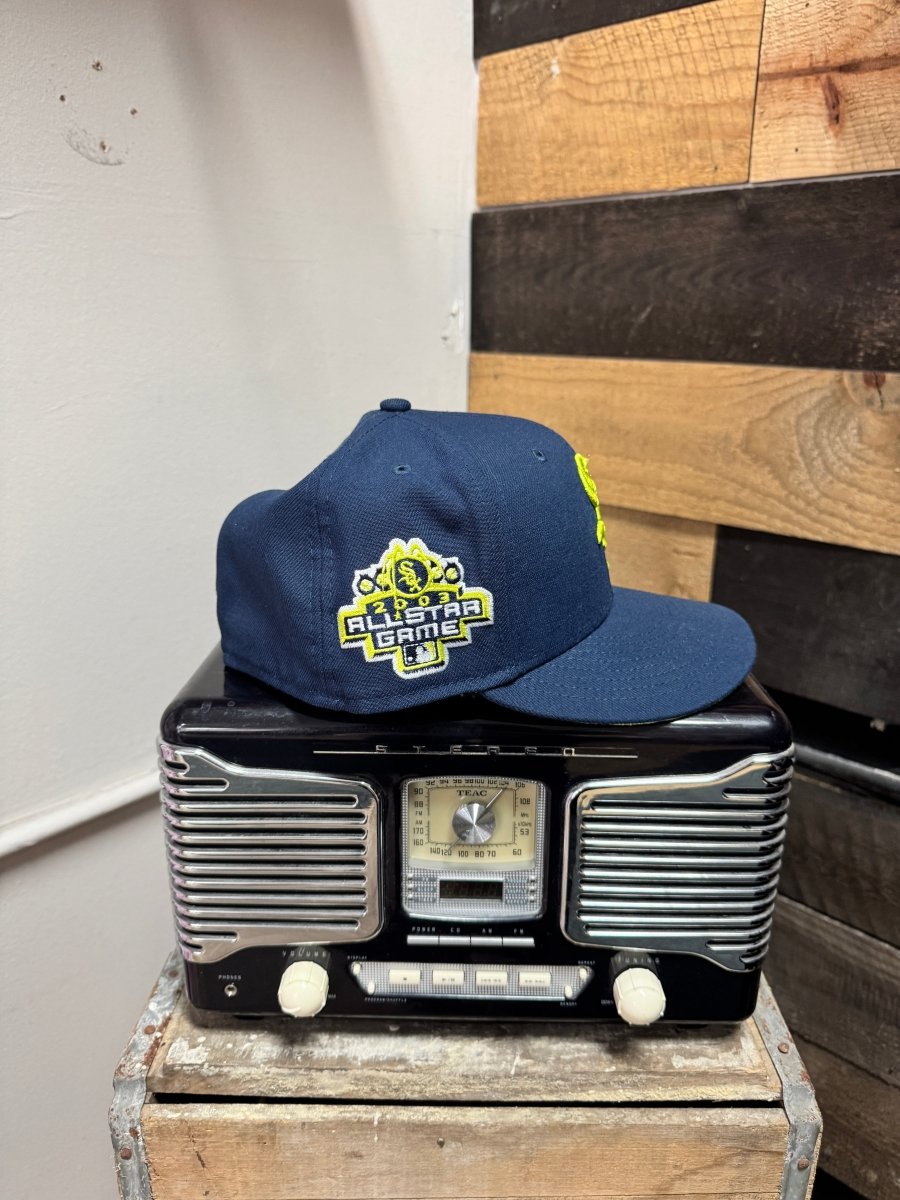 Blue and Green Chicago White Sox Fitted Hat - ALL GOODS - ALL GOODS