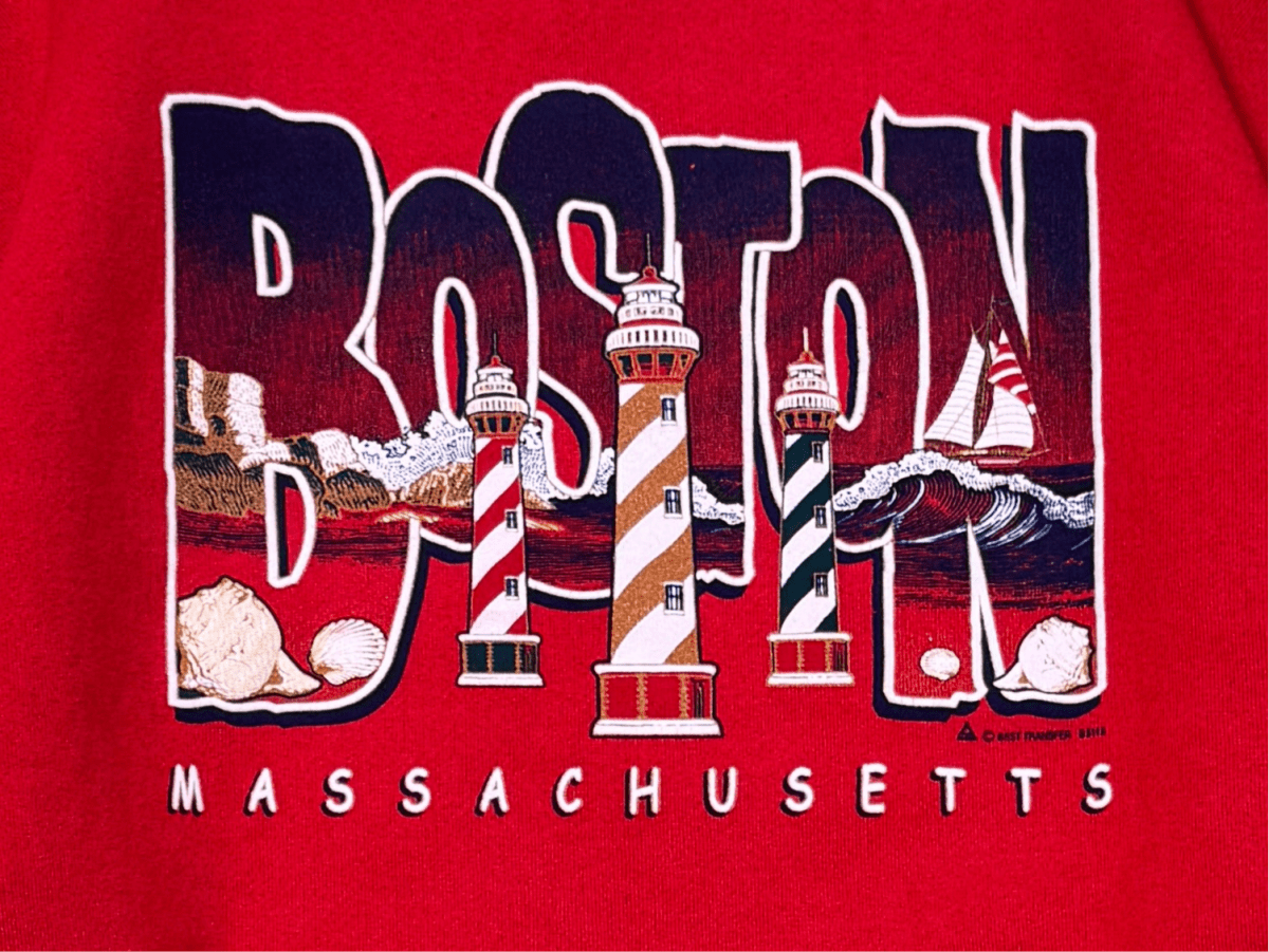 Boston Massachusetts Crewneck - XL - ALL GOODS - ALL GOODS