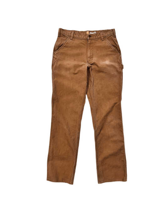 Brown Carhartt Relaxed Fit Carpenter Pants - ALL GOODS - ALL GOODS