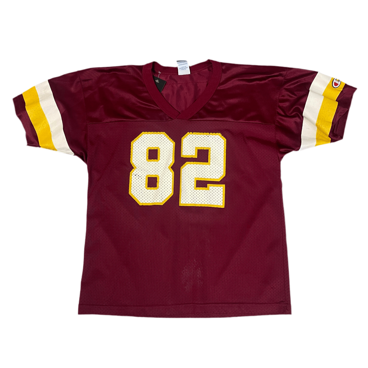 Burgundy and yellow Westbrook #82 Football Jersey - ALL GOODS - ALL GOODS