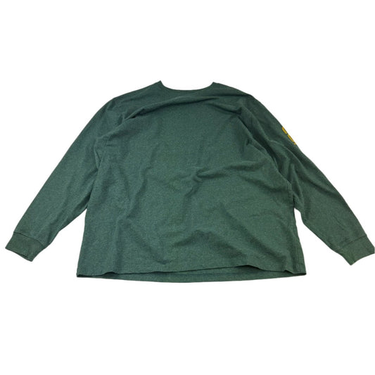 Carhartt Forest Green Long Sleeve Shirt - 2XL - ALL GOODS - ALL GOODS