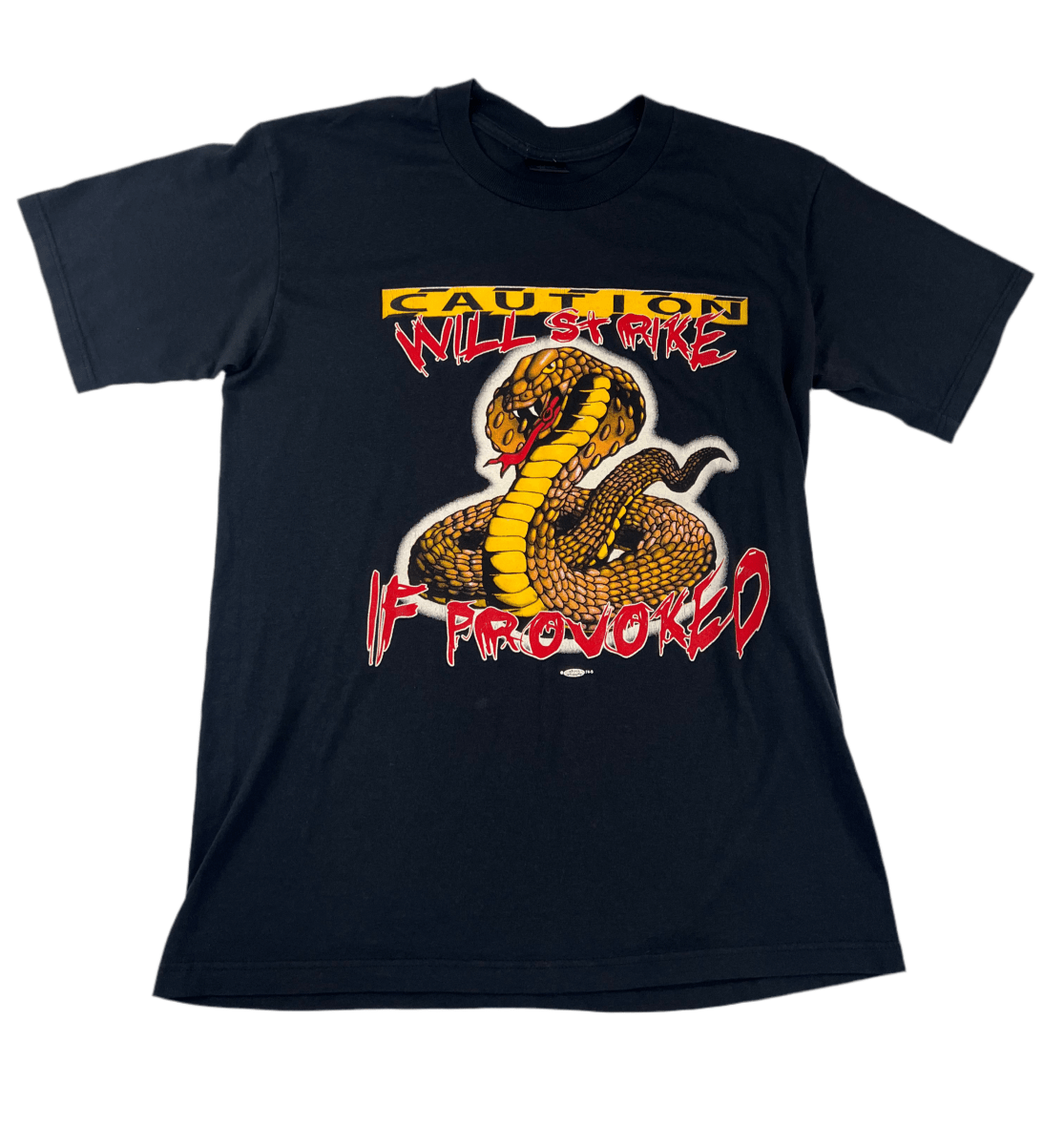Caution Snake Shirt - Medium - ALL GOODS - ALL GOODS