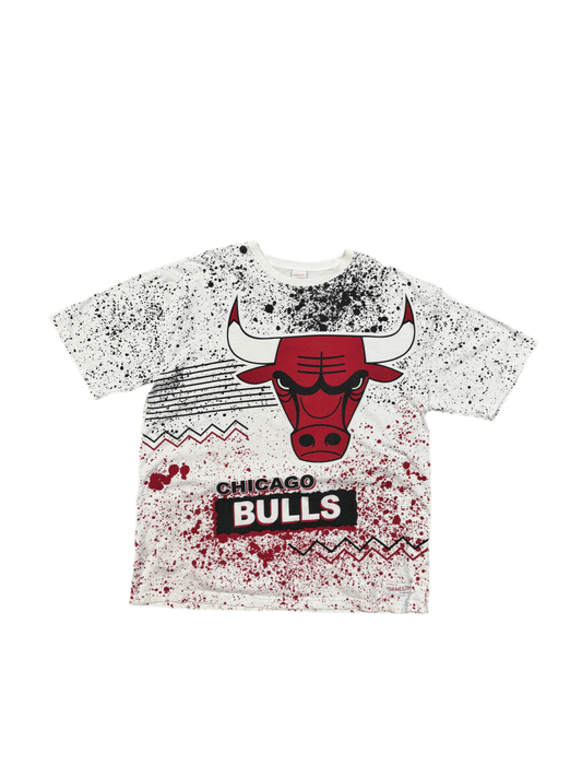 Chicago Bulls Mitchell & Ness All Over Print Shirt - 3XL - ALL GOODS - ALL GOODS