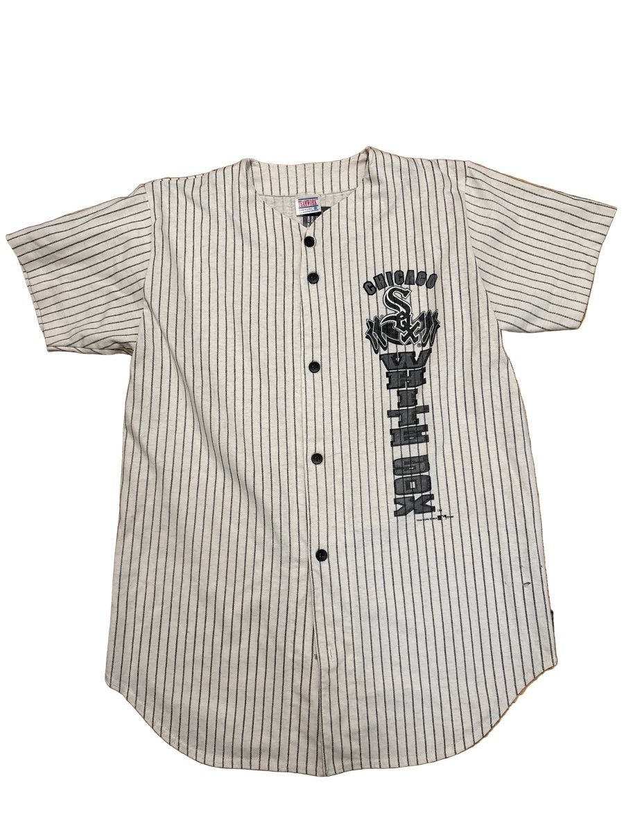 Chicago White Sox Button T-Shirt - Medium - ALL GOODS - ALL GOODS