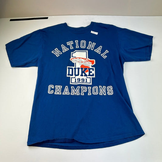 Duke 1991 Basketball National Champions Shirt - XL - ALL GOODS - ALL GOODS