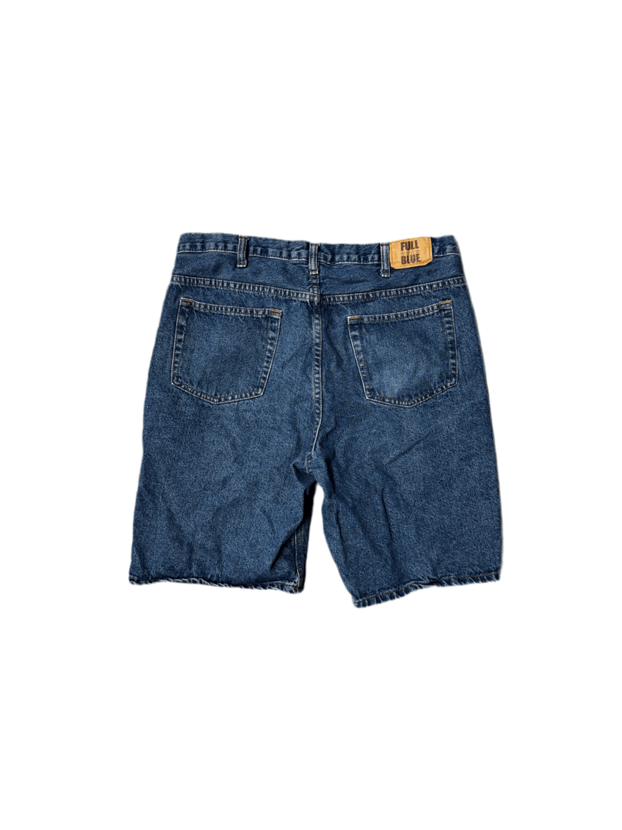 Full Blue Denim Jorts - 36 - ALL GOODS - ALL GOODS