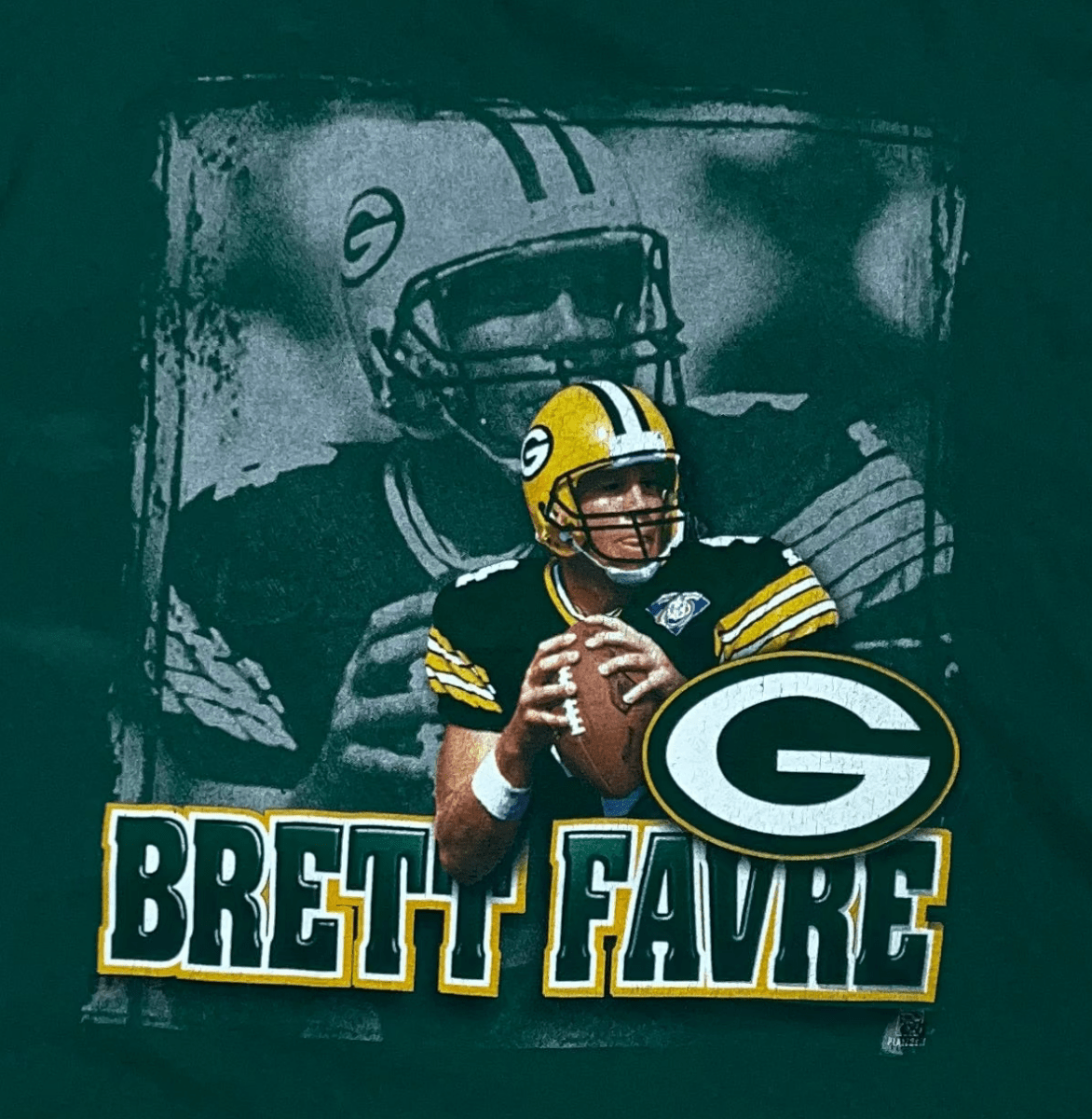 Green Bay Packers Brett Favre T-Shirt - 2XL - ALL GOODS - ALL GOODS