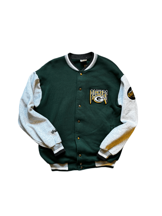 Green Bay Packers Letterman Jacket - Large - ALL GOODS - ALL GOODS