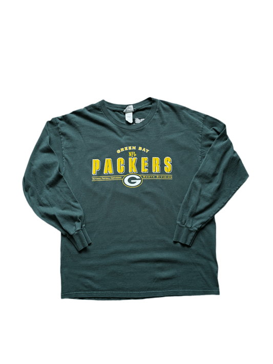 Green Bay Packers Longsleeve Tee - XL - ALL GOODS - ALL GOODS