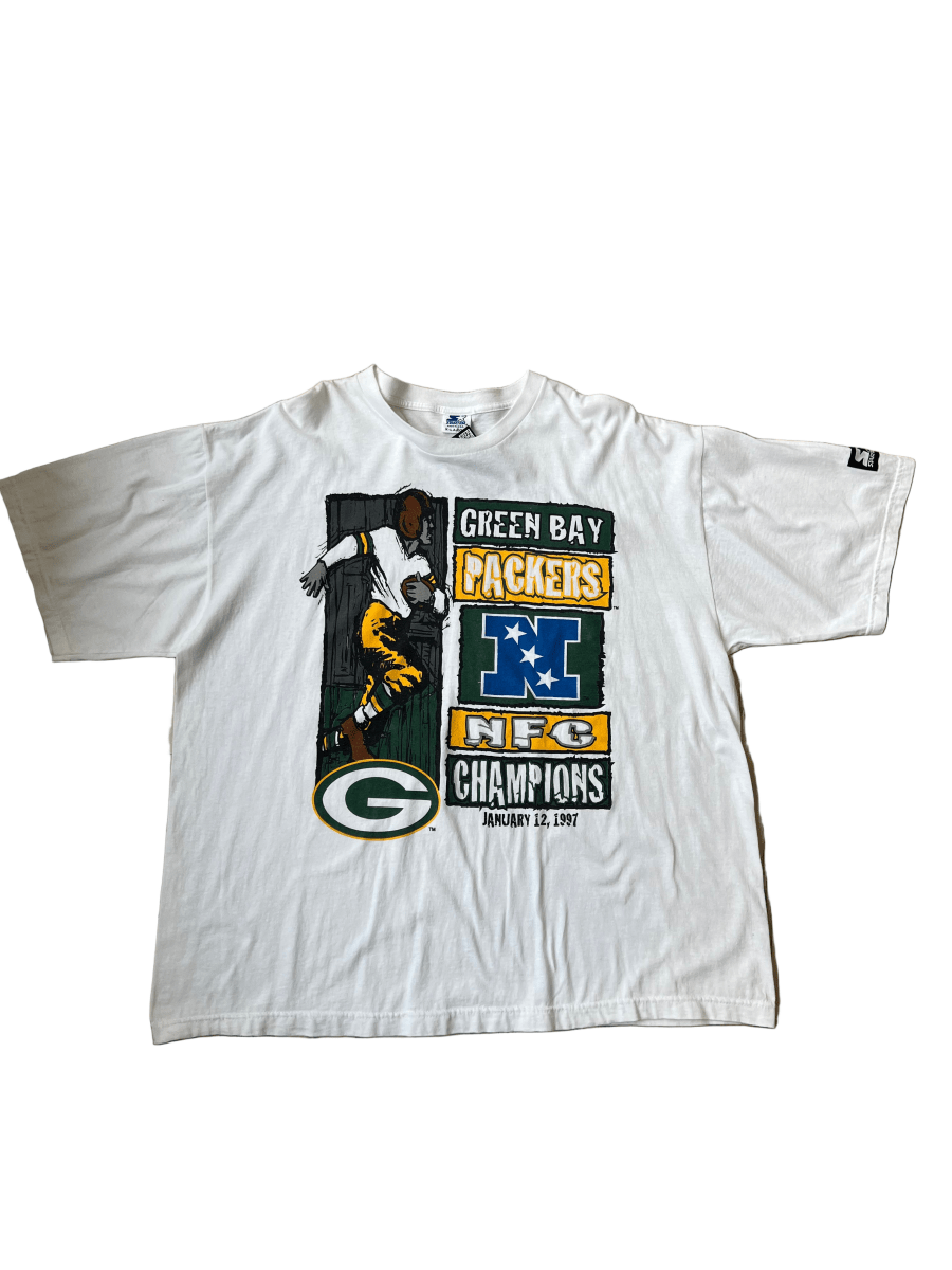 Green Bay Packers NFC Champions 1997 T-Shirt - XL - ALL GOODS - ALL GOODS