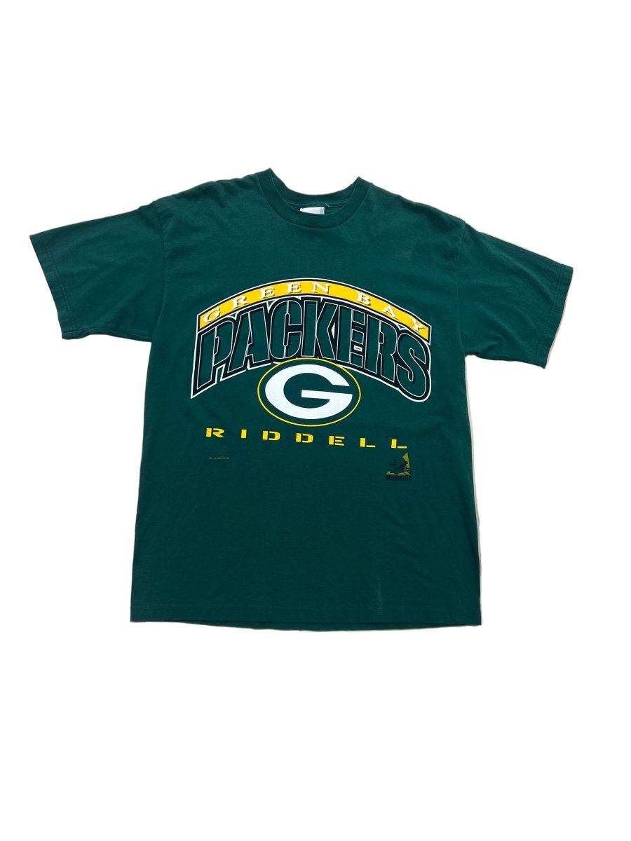 Green Bay Packers Ridell T-Shirt - Medium - ALL GOODS - ALL GOODS