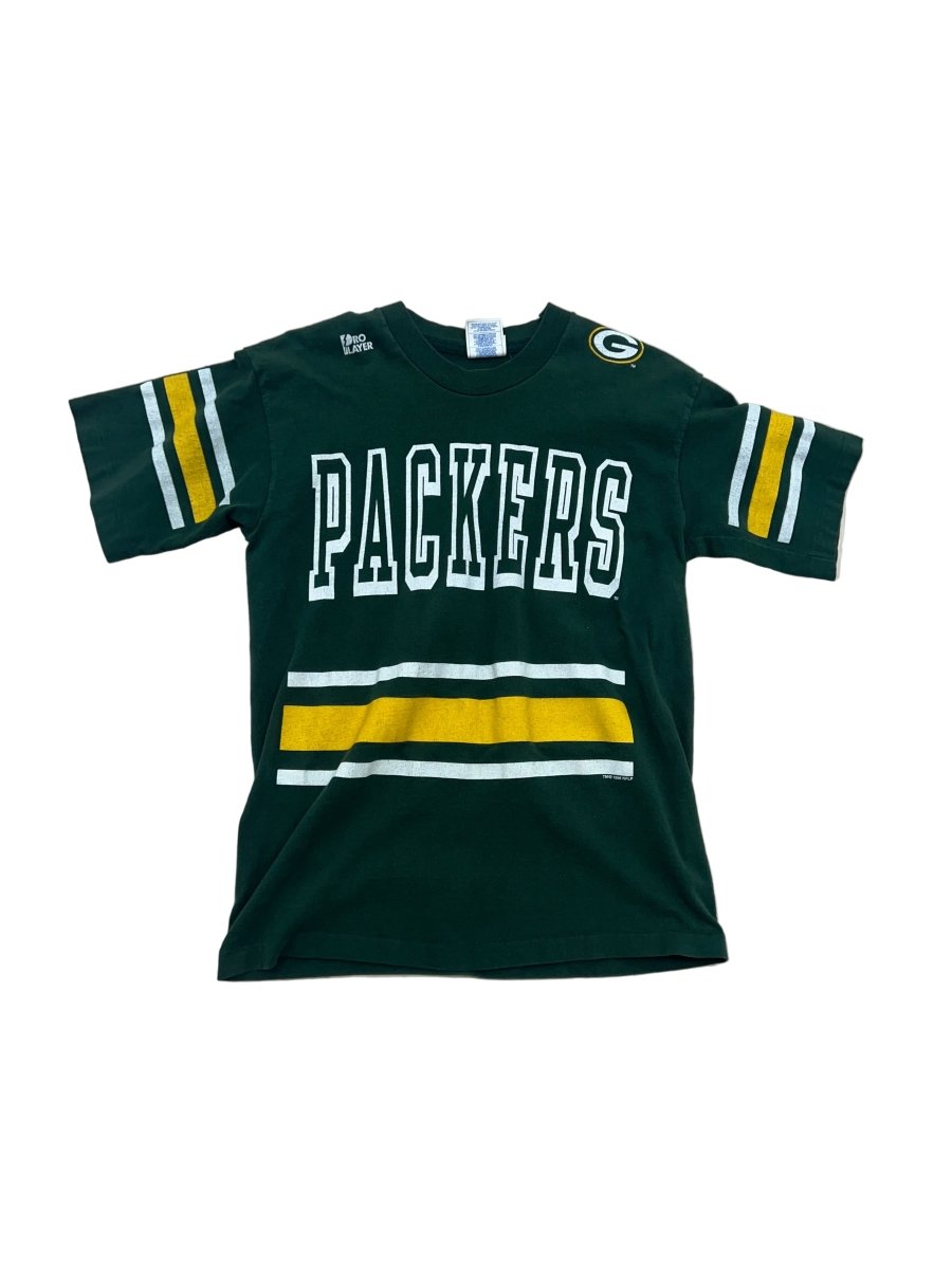 Green Bay Packers Stripes Brent Farve T-Shirt - ALL GOODS - ALL GOODS