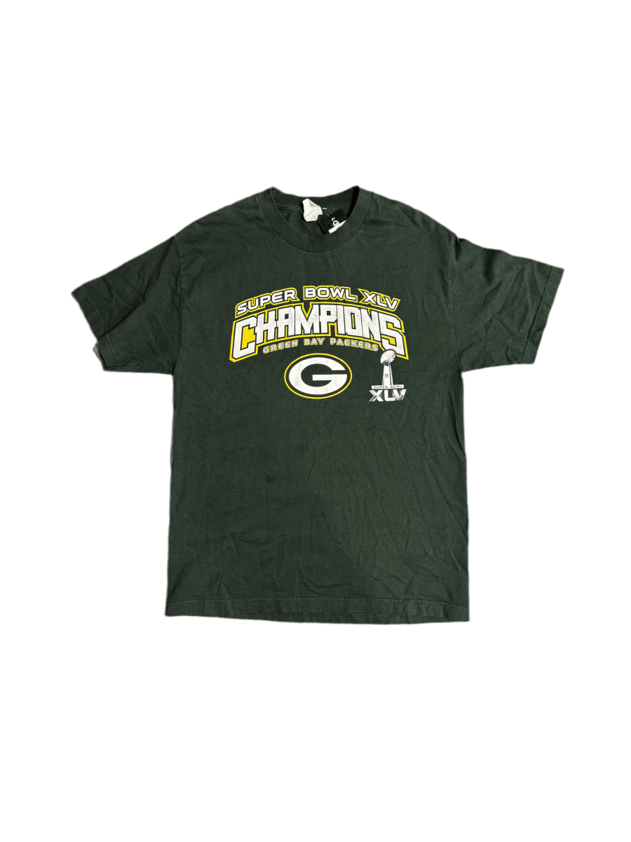 Green Bay Packers Super Bowl XLV Shirt - Large - ALL GOODS - ALL GOODS