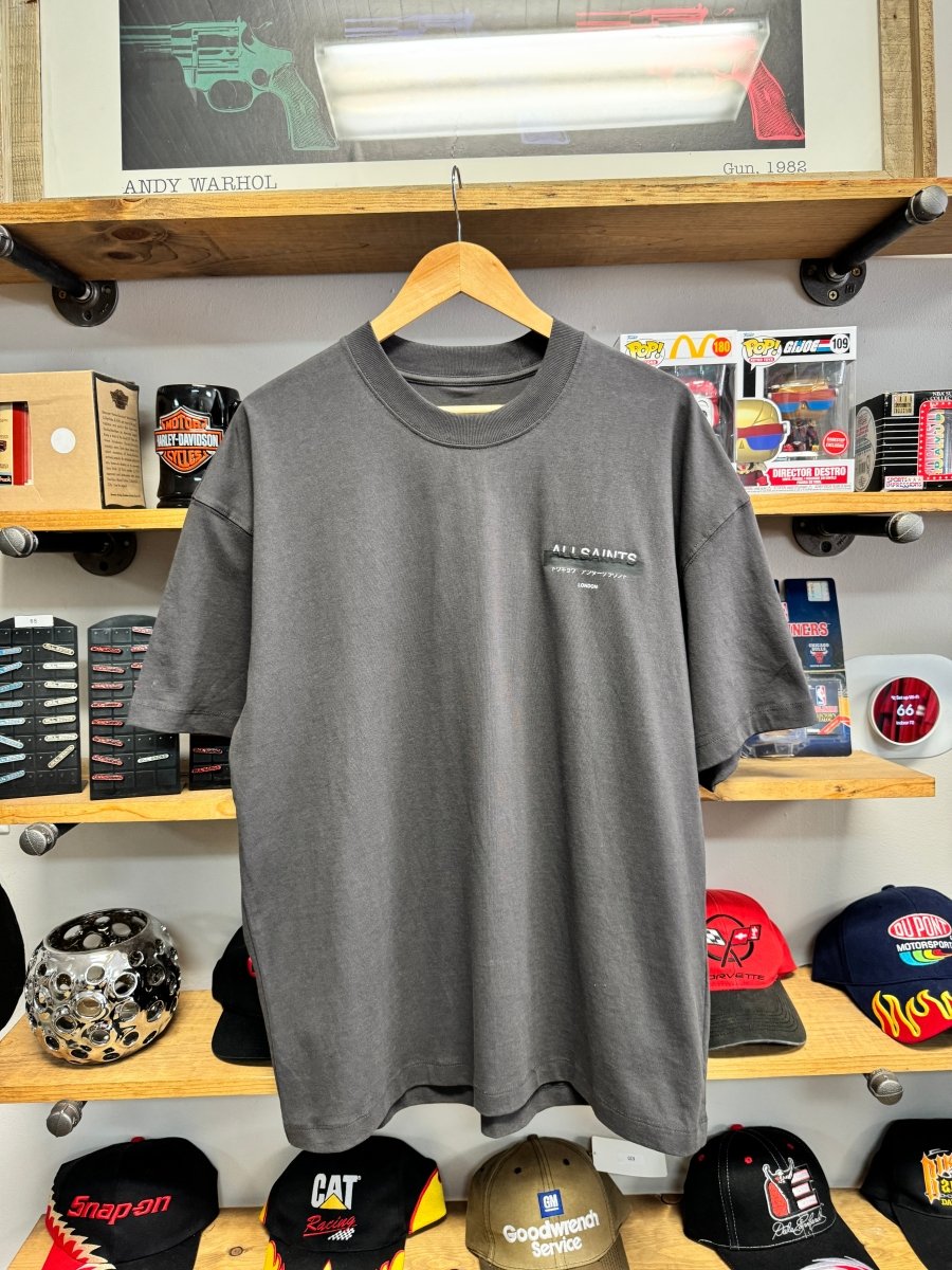 Grey All Saints Blackout Tee - Medium - ALL GOODS - ALL GOODS