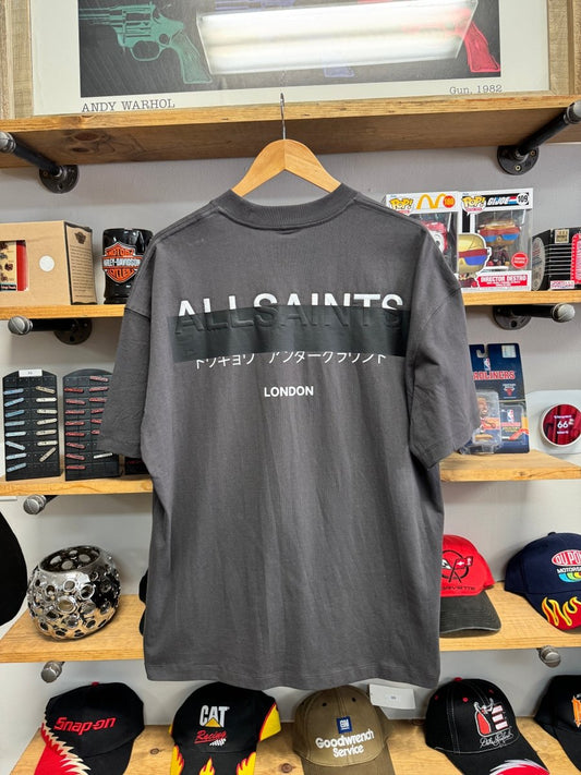 Grey All Saints Blackout Tee - Medium - ALL GOODS - ALL GOODS