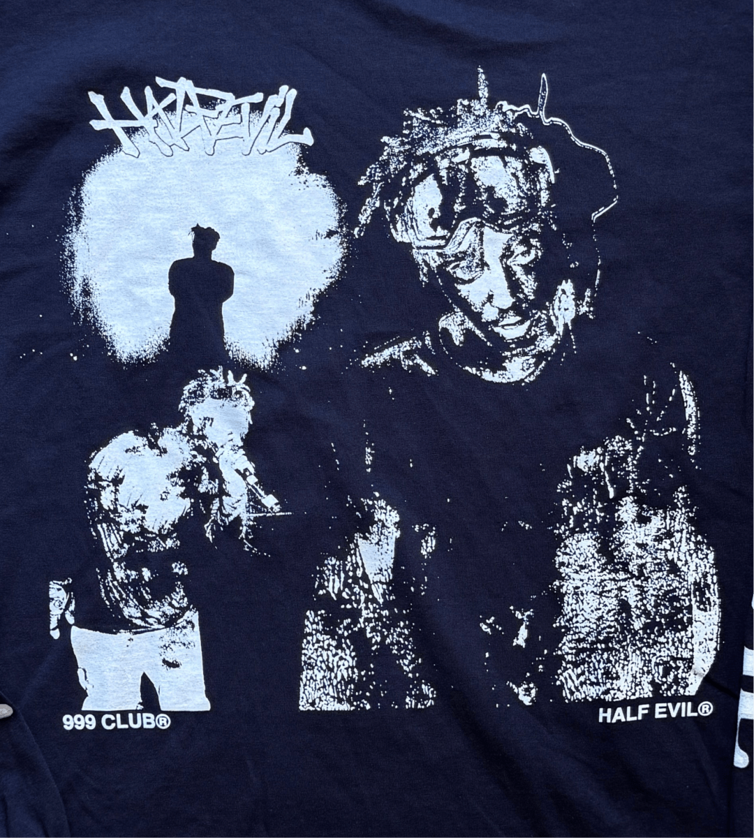 Half - Evil 999 Club Long Sleeve Tee - Small - ALL GOODS - ALL GOODS
