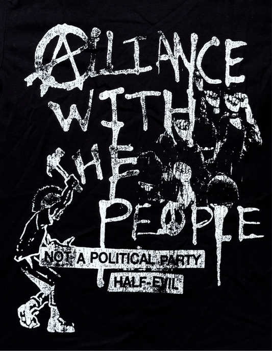 Half - Evil Alliance With The People T-Shirt - Small - ALL GOODS - ALL GOODS