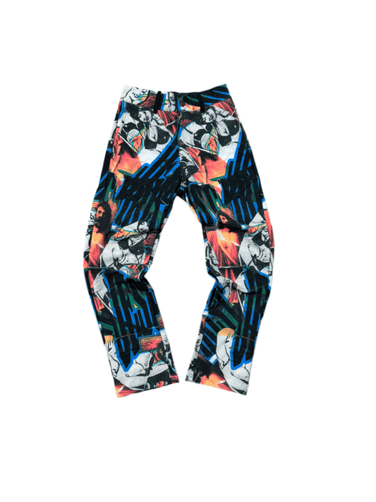 Half Evil Colorful Pants - 32 - ALL GOODS - ALL GOODS