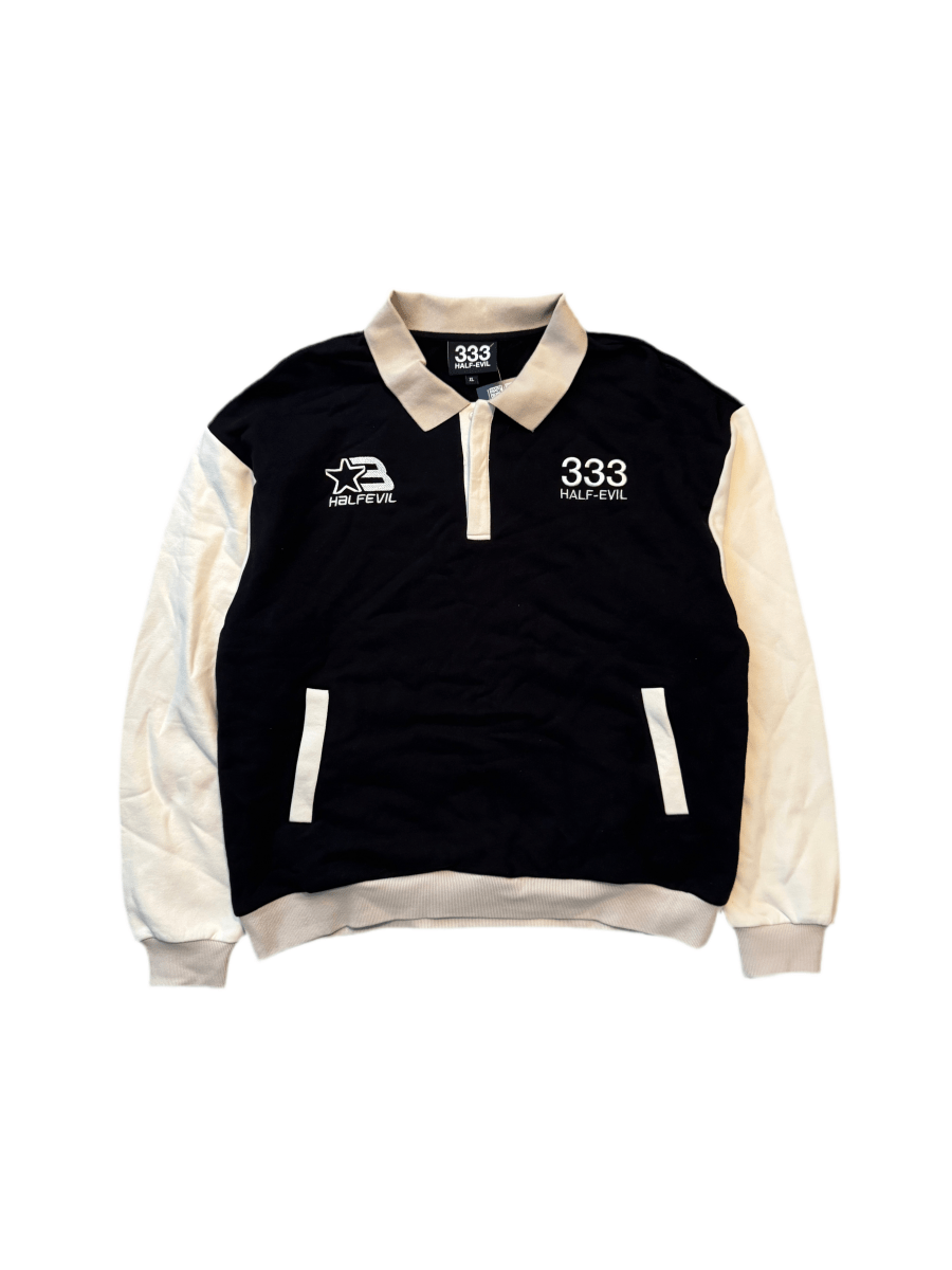Half - Evil Rugby Polo Long Sleeve - XL - ALL GOODS - ALL GOODS