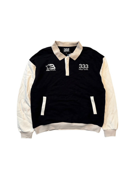 Half - Evil Rugby Polo Long Sleeve - XL - ALL GOODS - ALL GOODS
