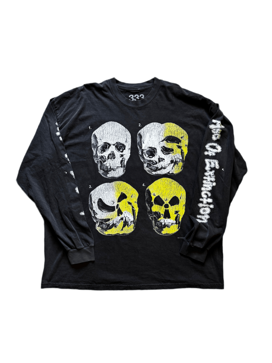Half - Evil Skulls Long Sleeve Tee - 2XL - ALL GOODS - ALL GOODS