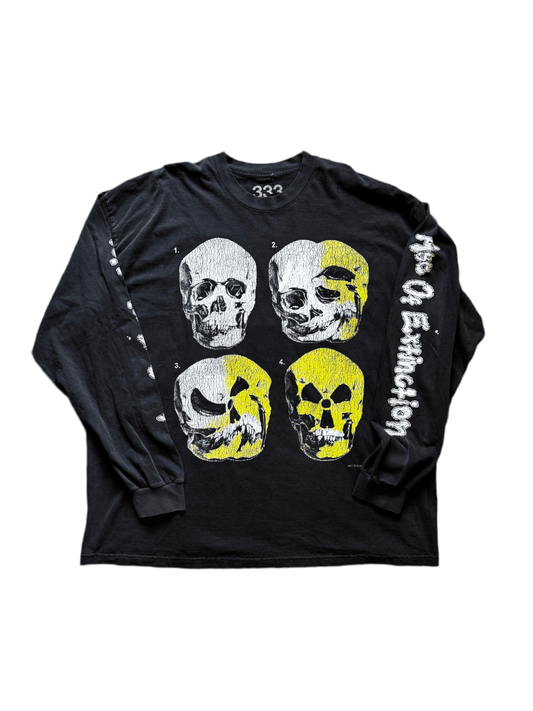 Half - Evil Skulls Long Sleeve Tee - 2XL - ALL GOODS - ALL GOODS