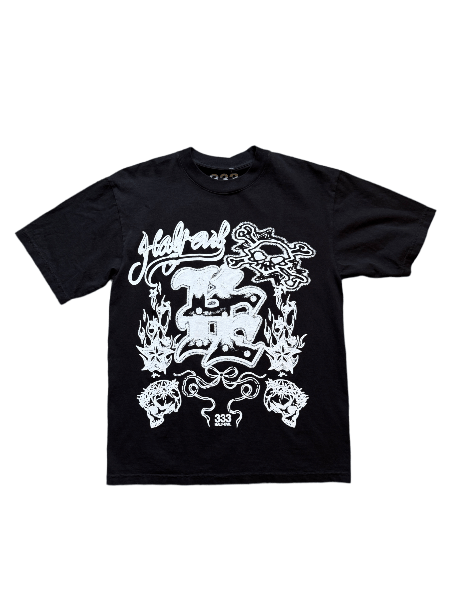 Half - Evil Skulls Tee - Large - ALL GOODS - ALL GOODS