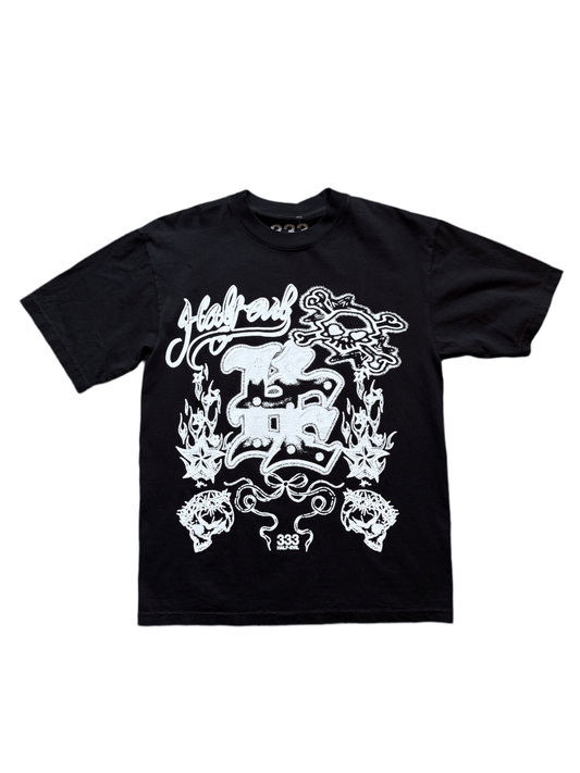 Half - Evil Skulls Tee - Large - ALL GOODS - ALL GOODS