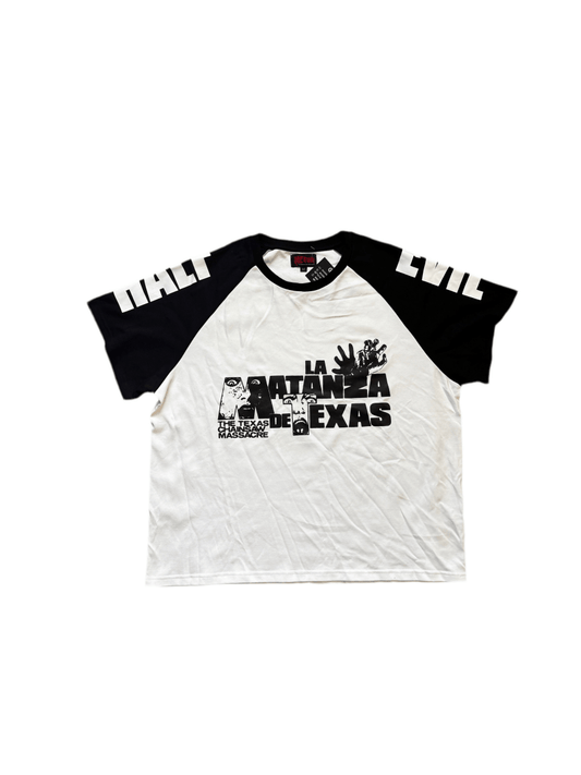 Half - Evil Texas Chainsaw Massacre Tee - Medium - ALL GOODS - ALL GOODS