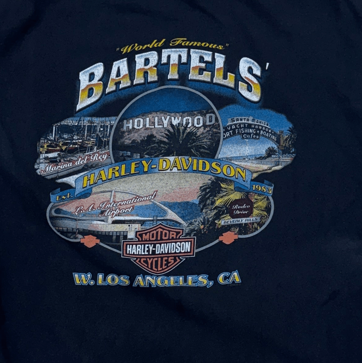 Harley Davidson Flames T-Shirt - XL - ALL GOODS - ALL GOODS