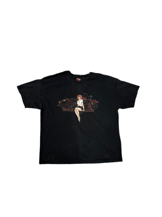 Harley Davidson Pin Up Girl Shirt - 2XL - ALL GOODS - ALL GOODS