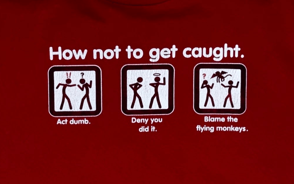 How Not To Get Caught T-Shirt - XL - ALL GOODS - ALL GOODS