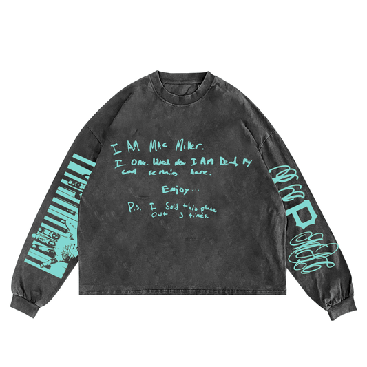 "I Am Mac Miller" Long Sleeve T-Shirt PREORDER - ALL GOODS - ALL GOODS